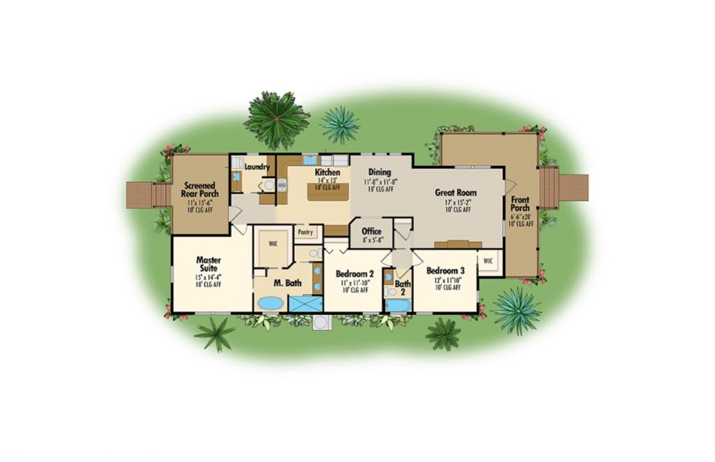 color floorplan trabue